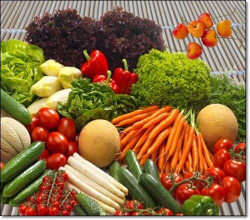 플라본 효능 및 특성 많은 음식, 다양한 색상의 채소