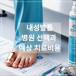 내성발톱 병원 선택과 예상 치료비용 썸네일