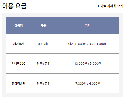 청풍호반 케이블카 예약 요금