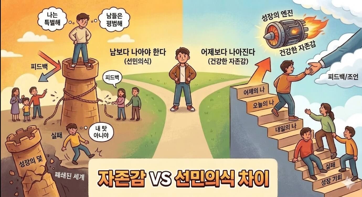 자존감 선민의식 이미지