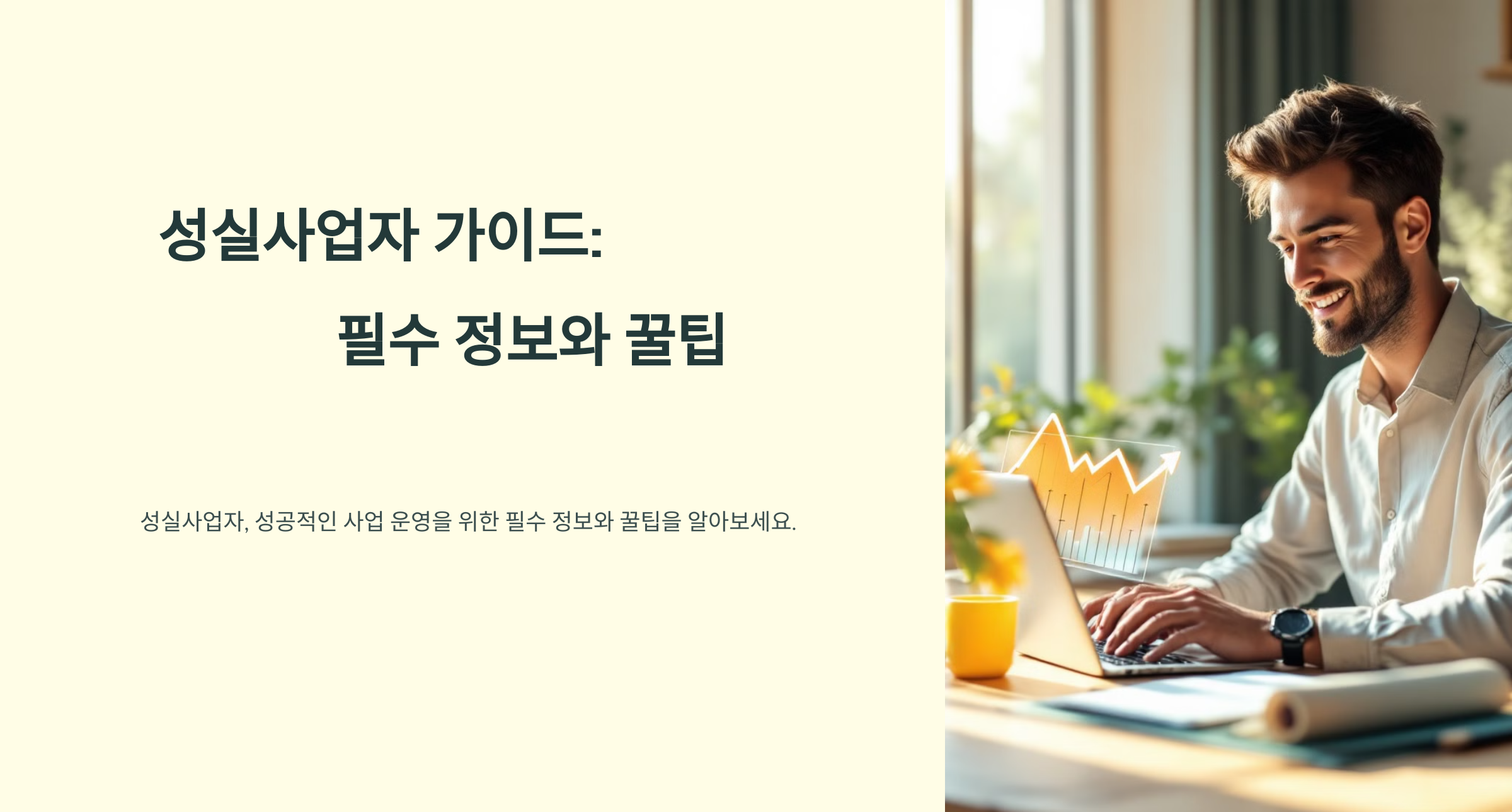 성실사업자 필수 정보