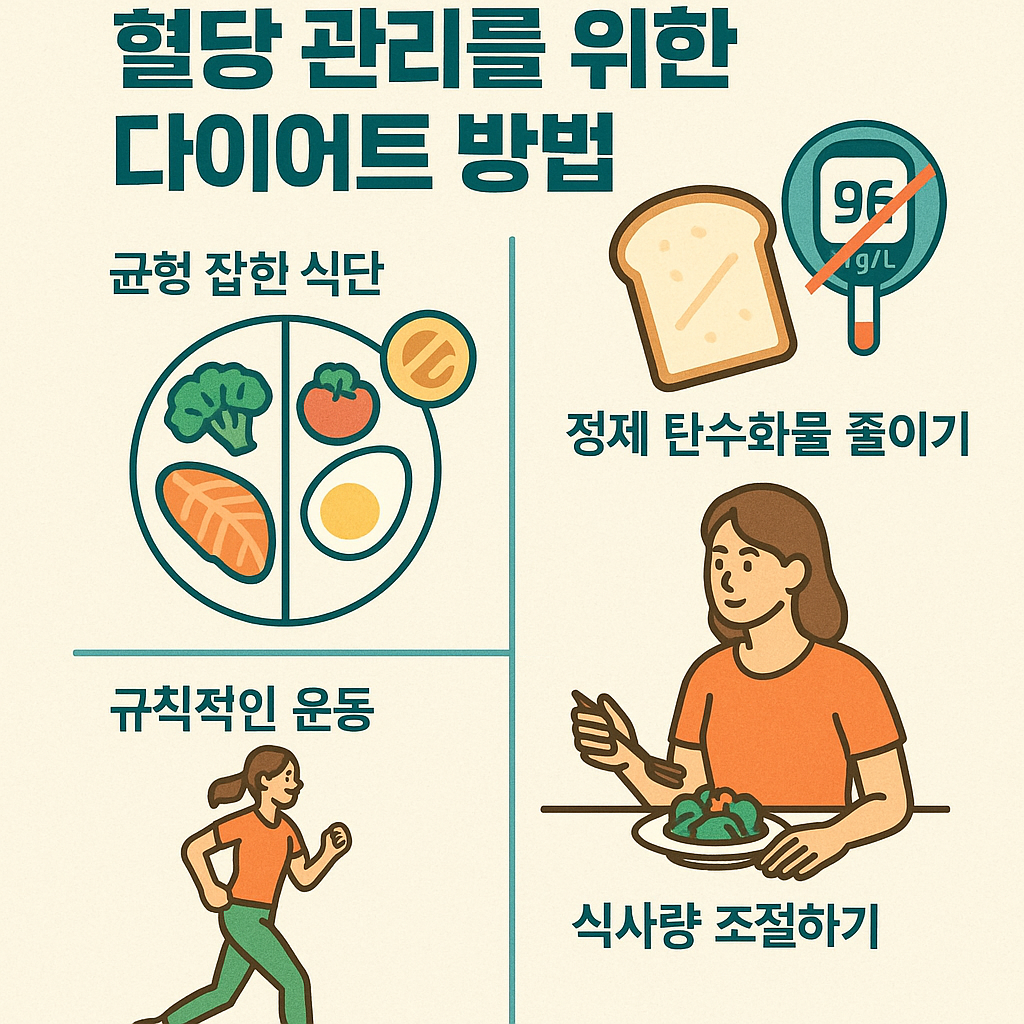 혈당관리를 위한 다이어트 방법