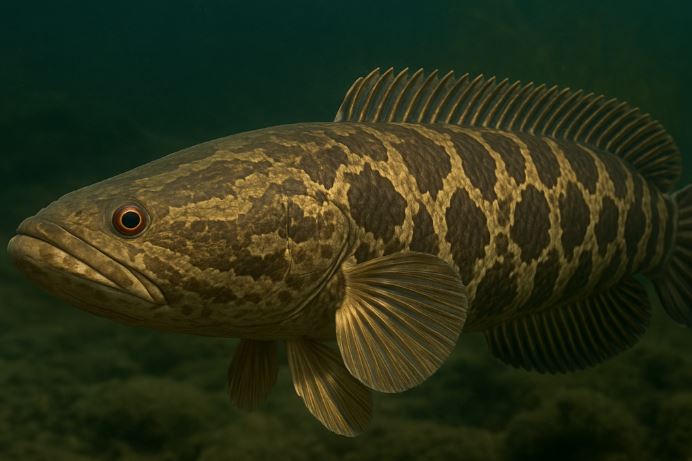 큰 가물치 사진