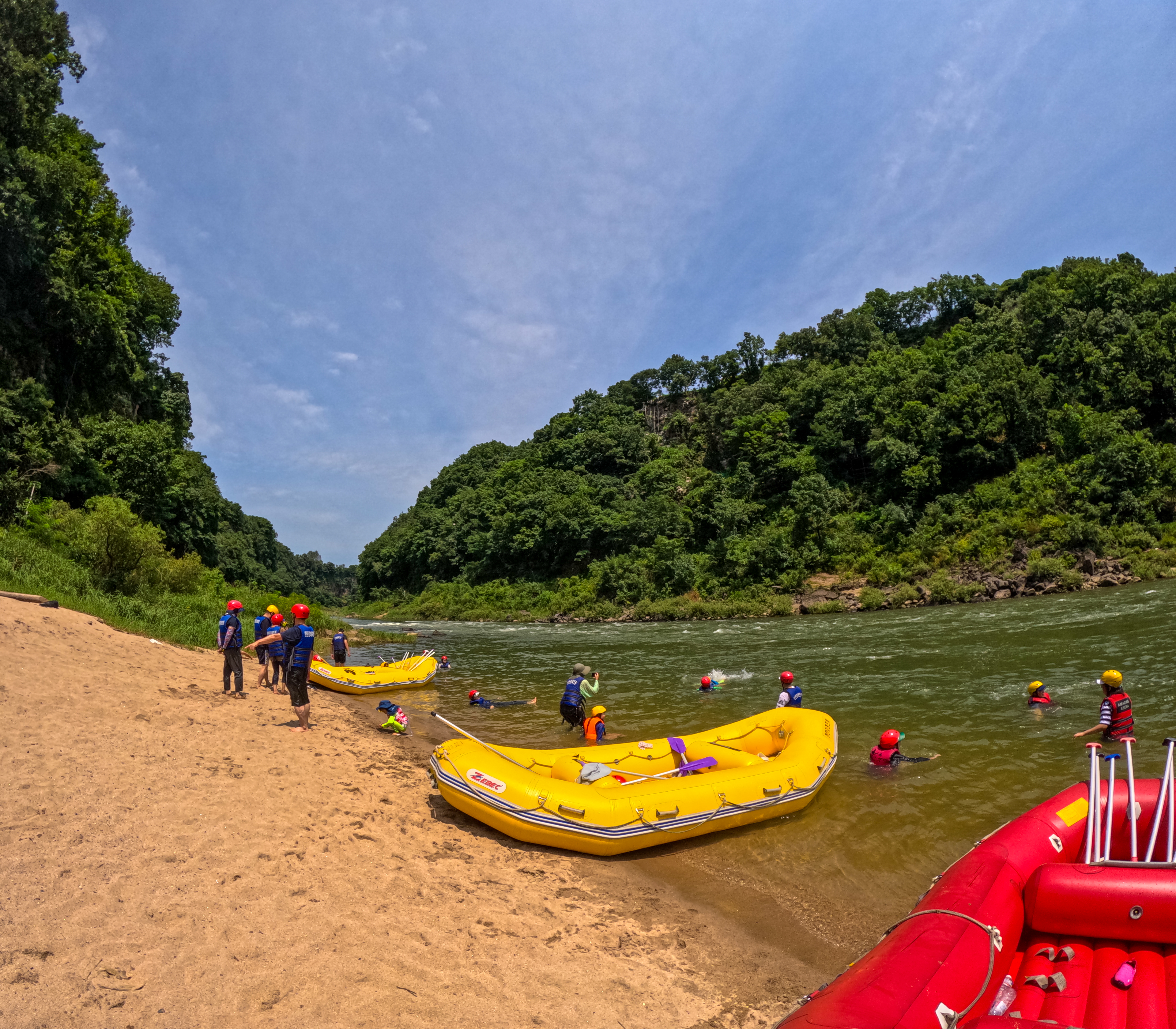 여름 가족 여행 - 한탄강 래프팅