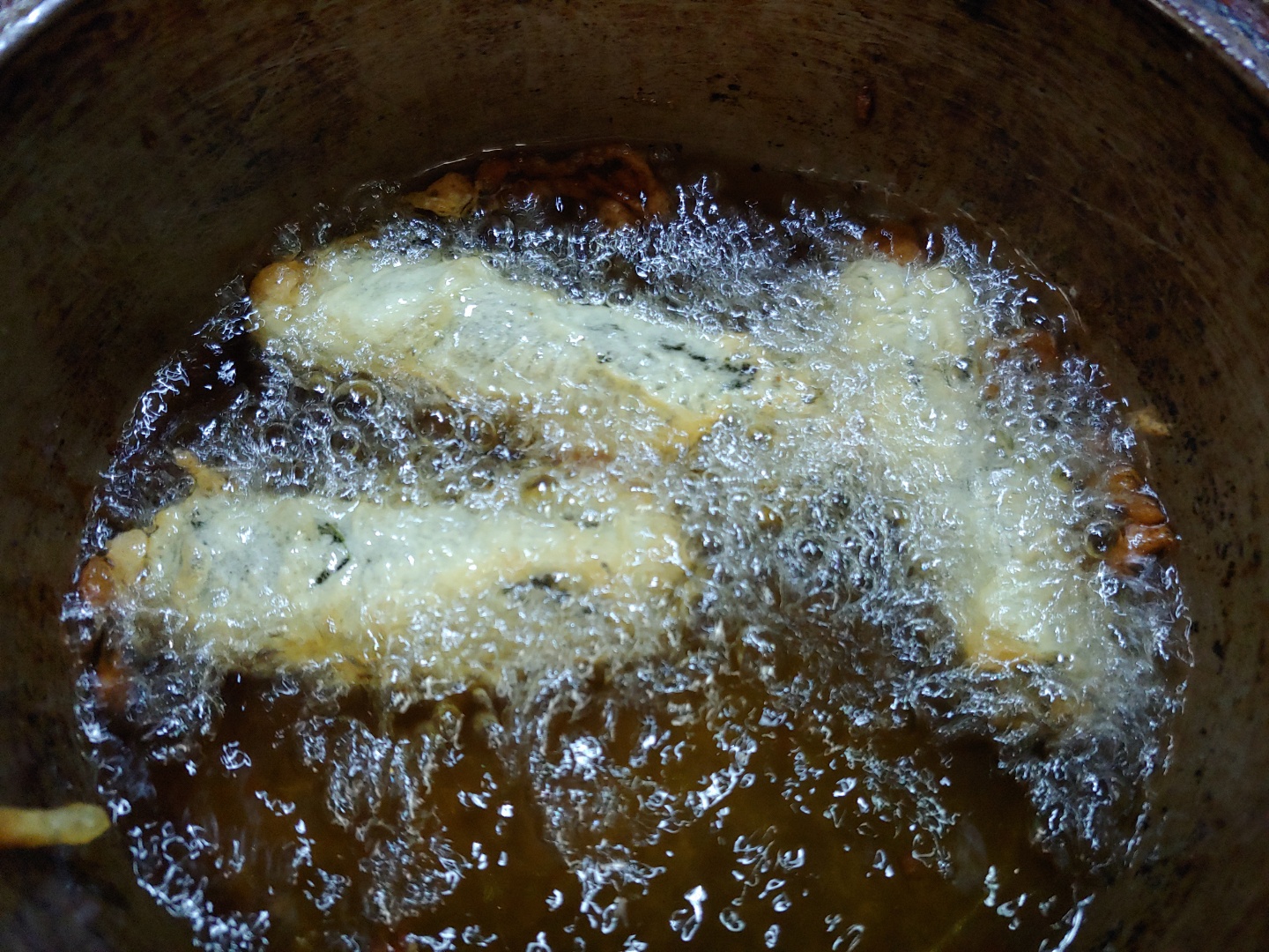 김말이 튀김 만들기