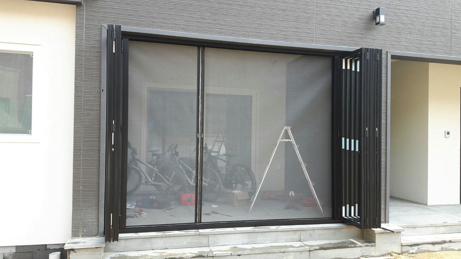 폴딩도어 여름 방충망