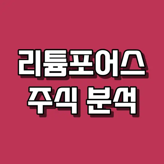 리튬포어스 주식 분석