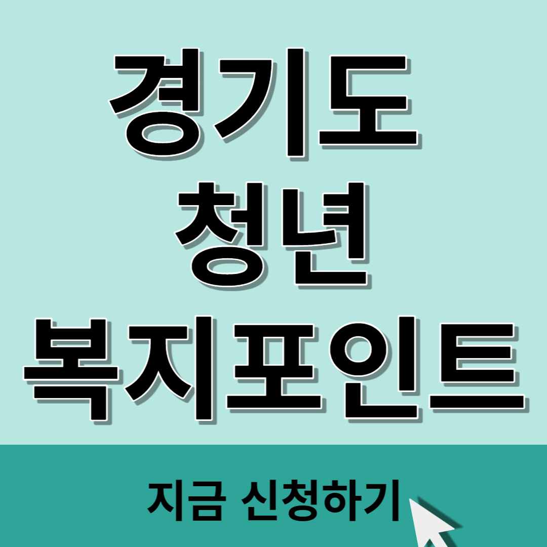 경기도 청년복지포인트