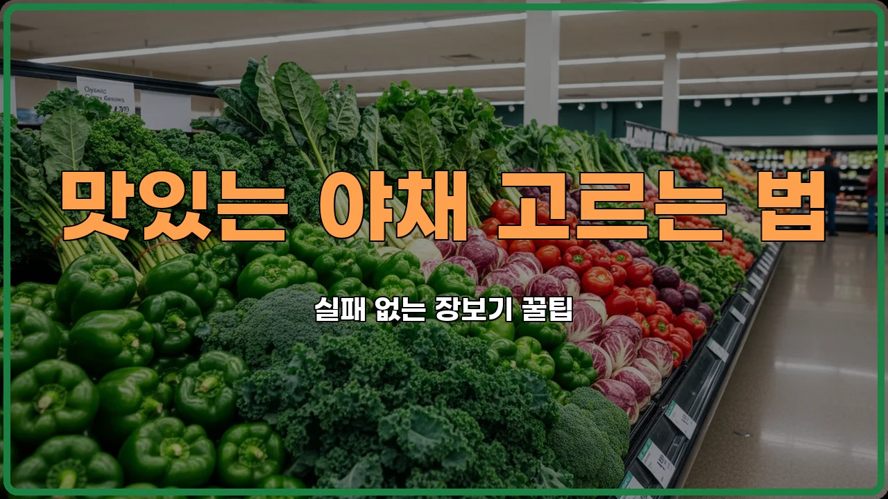신선한채소