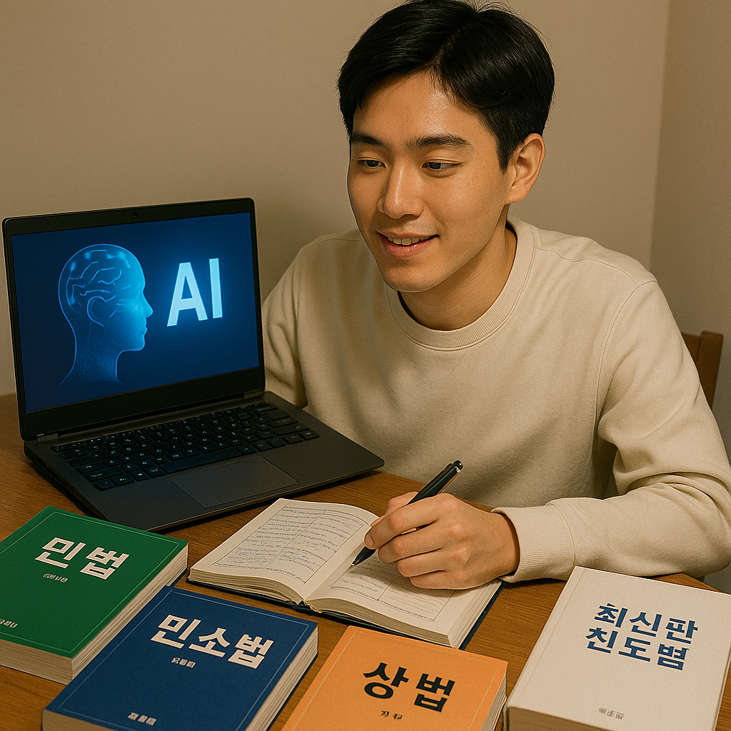 AI를 활용하여 학습하고 있는 수험생
