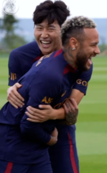 네이마르 이강인 브로맨스