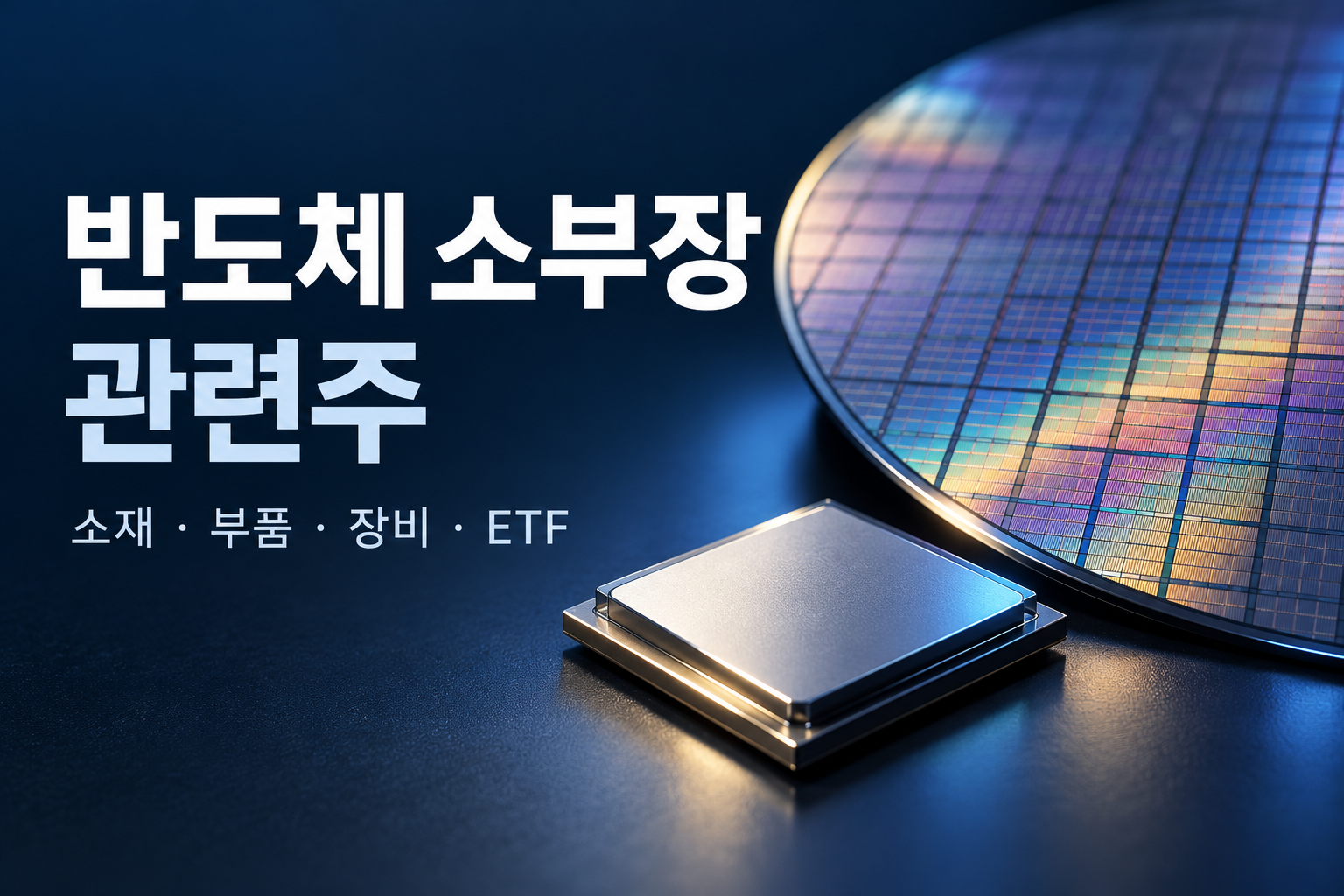 반도체 소부장 관련주와 ETF 비교 안내