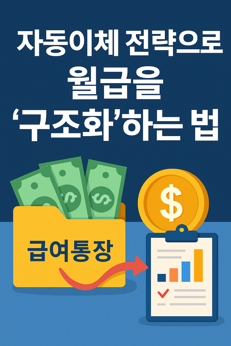 자동이체 전략으로 월급을 구조화하는 법