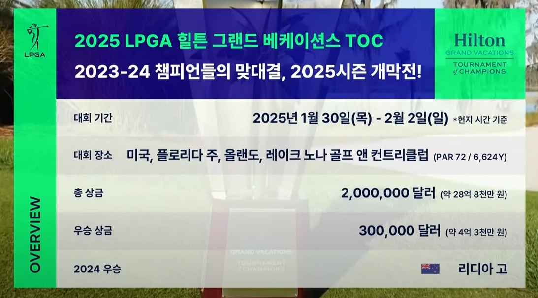 힐튼 그랜드 베케이션스 토너먼트 오브 챔피언스