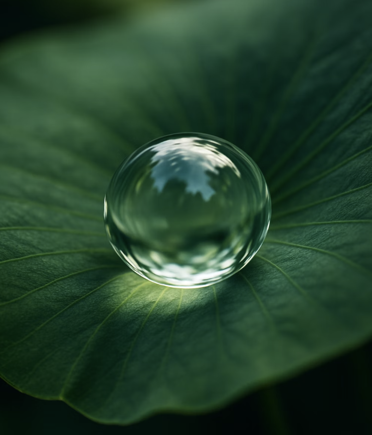 연꽃 잎에 물이 젖지 않는 이유&amp;#44; 신기한 연잎 효과(Lotus effect)의 과학 원리