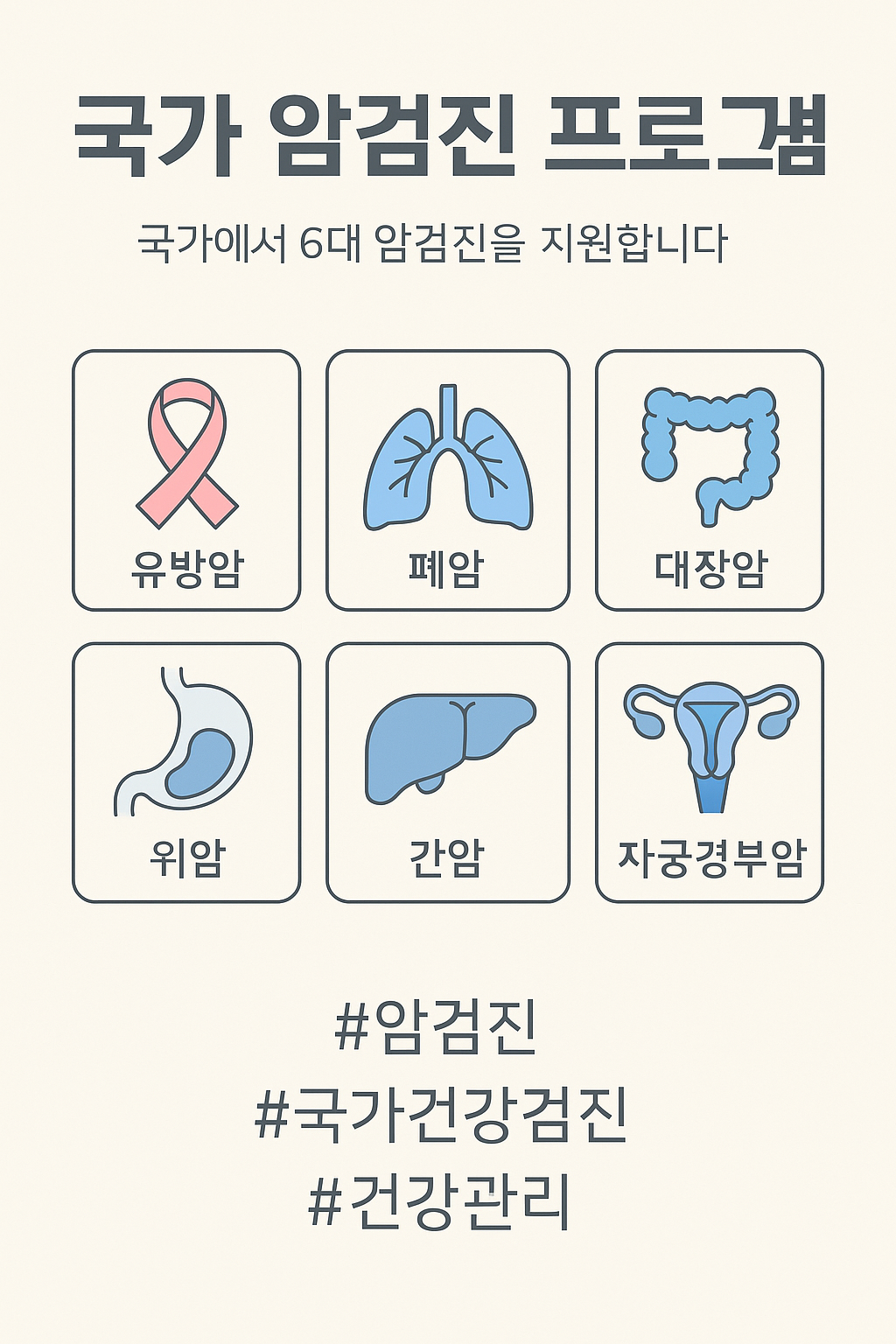 2025년 대상자 &amp; 검진 주기
