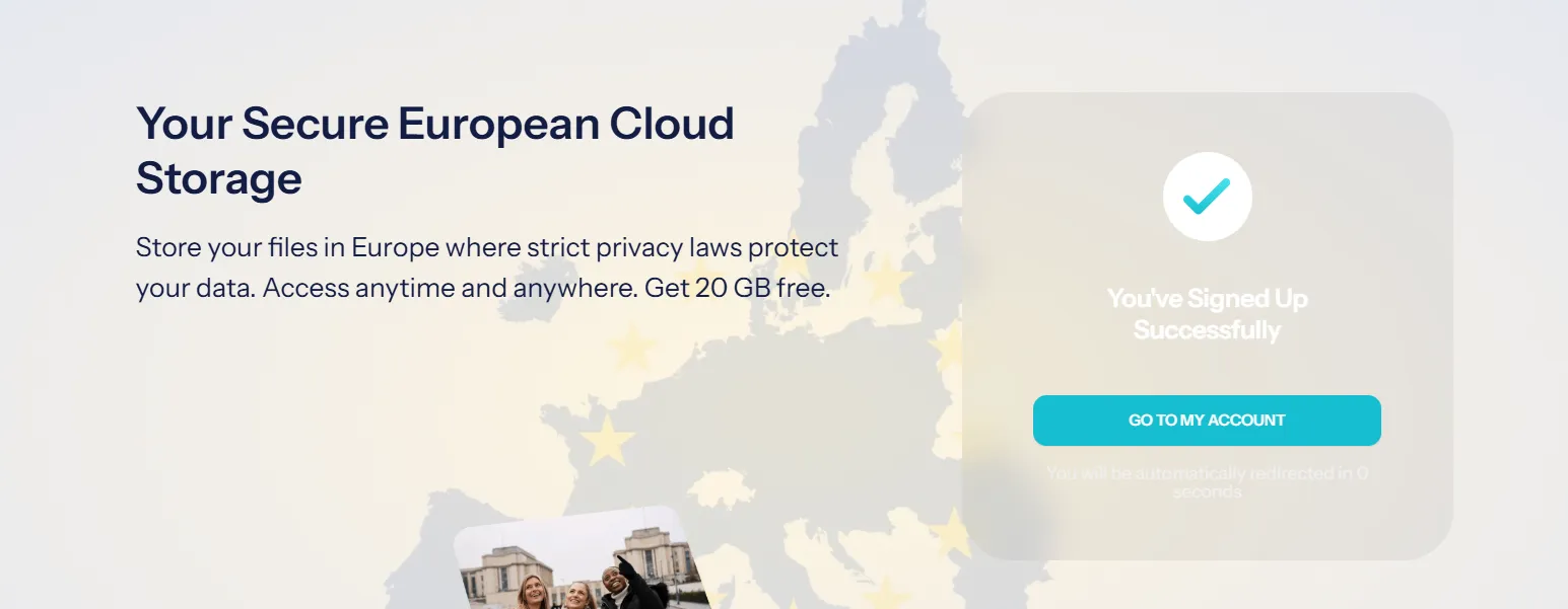 무료 20GB 클라우드 pCloud 가입