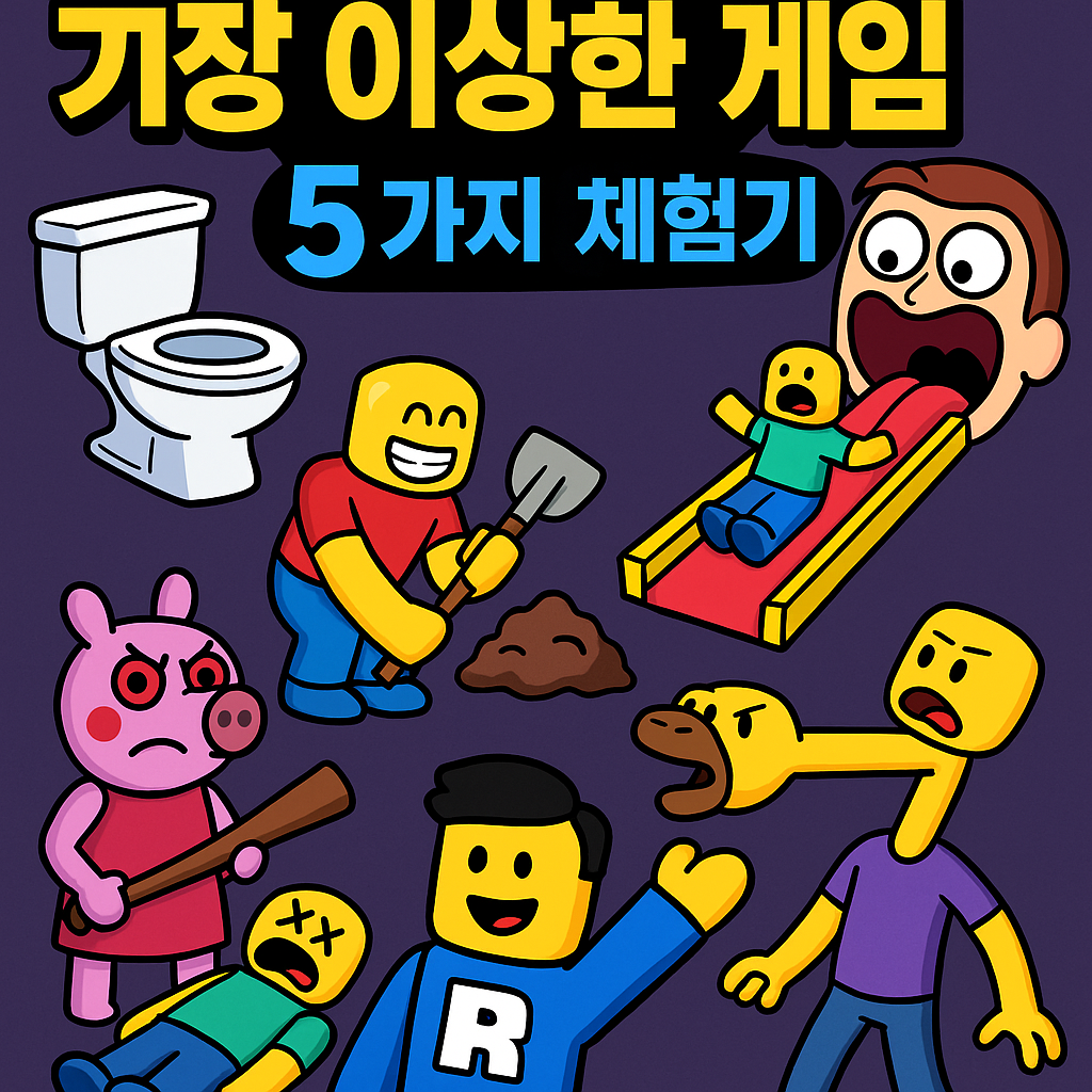 로블록스에서 가장 이상한 게임 5가지 체험기