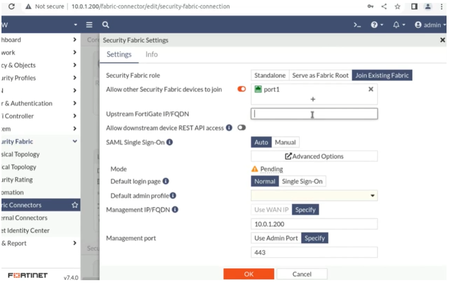 FortiAnalyzer 연동