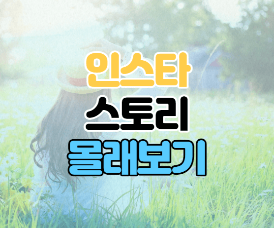 인스타 스토리 몰래보기