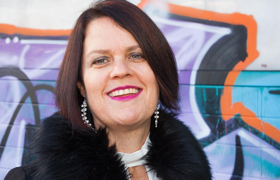 중년 여성의 모습