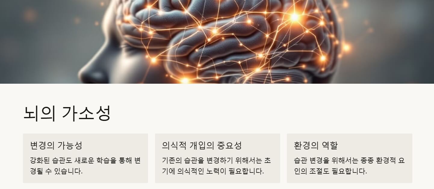 습관의 중요성