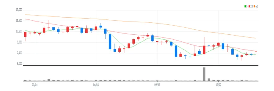 에프엔에스테크 주봉