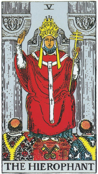 타로카드에서 5번 교황(The Hierophant) 카드