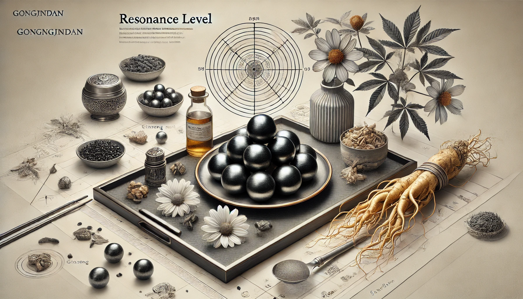 공진단과 관련된 사진