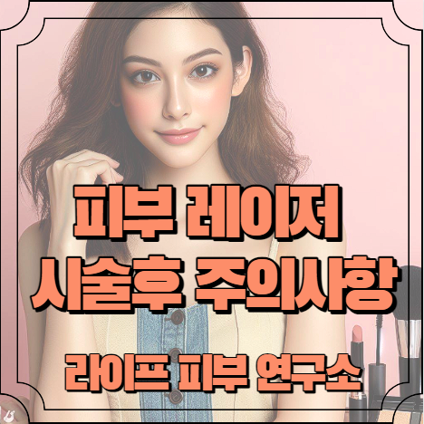 피부 레이저 시술후 주의사항