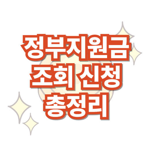 정부지원금