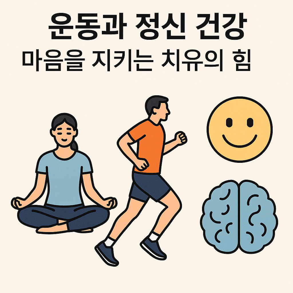운동과 정신 건강 관련 사진