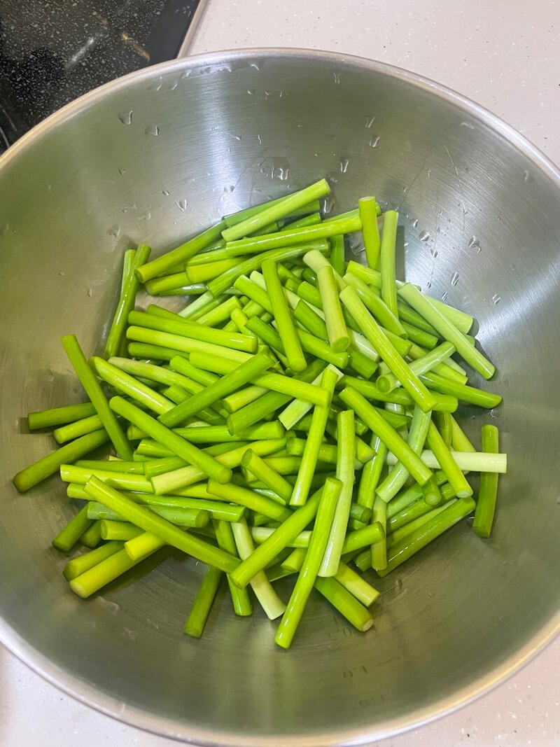 충남 서산 마늘쫑으로 만든 장아찌 레시피