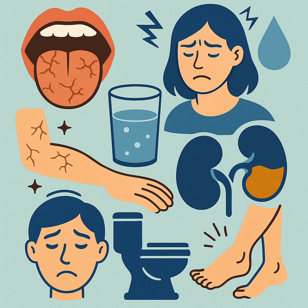 물 섭취량 부족의 신호 7가지