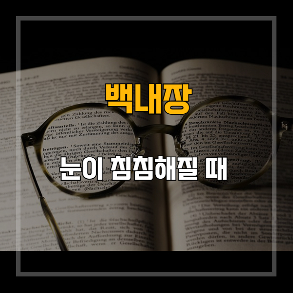 백내장 초기 증상, 절대 놓치지 말아야 할 신호들