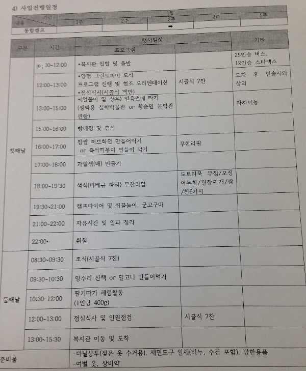 프로그램 계획서