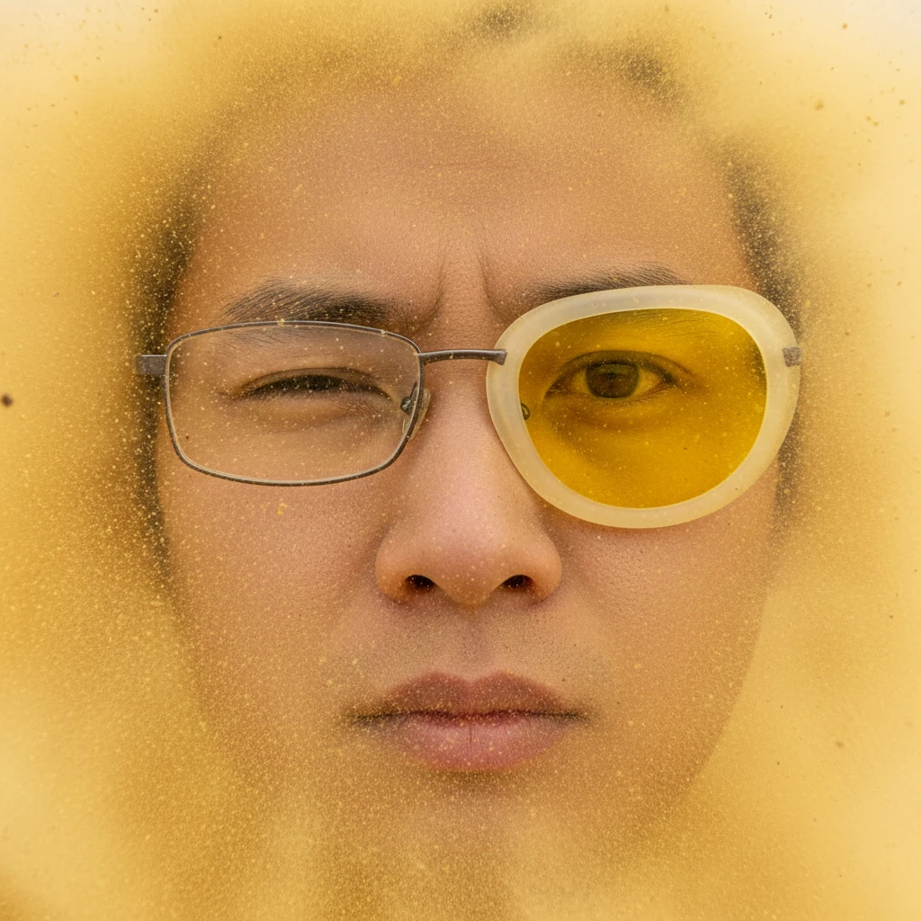 황사 전용 안경 미세먼지 유입 차단 ..