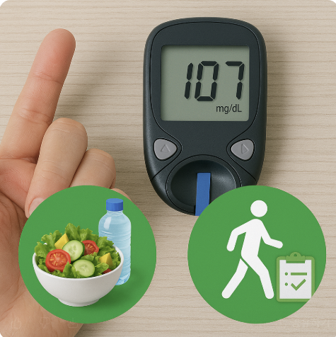혈당관리 꿀팁 총정리｜공복혈당&middot;식후혈당&middot;생활습관까지 완벽 가이드 관련 사진