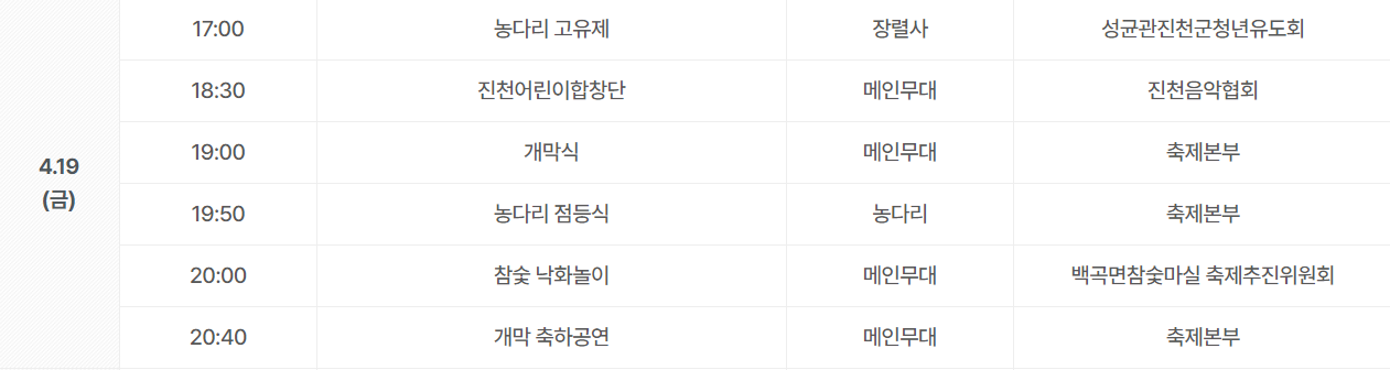 생거진천 농다리축제