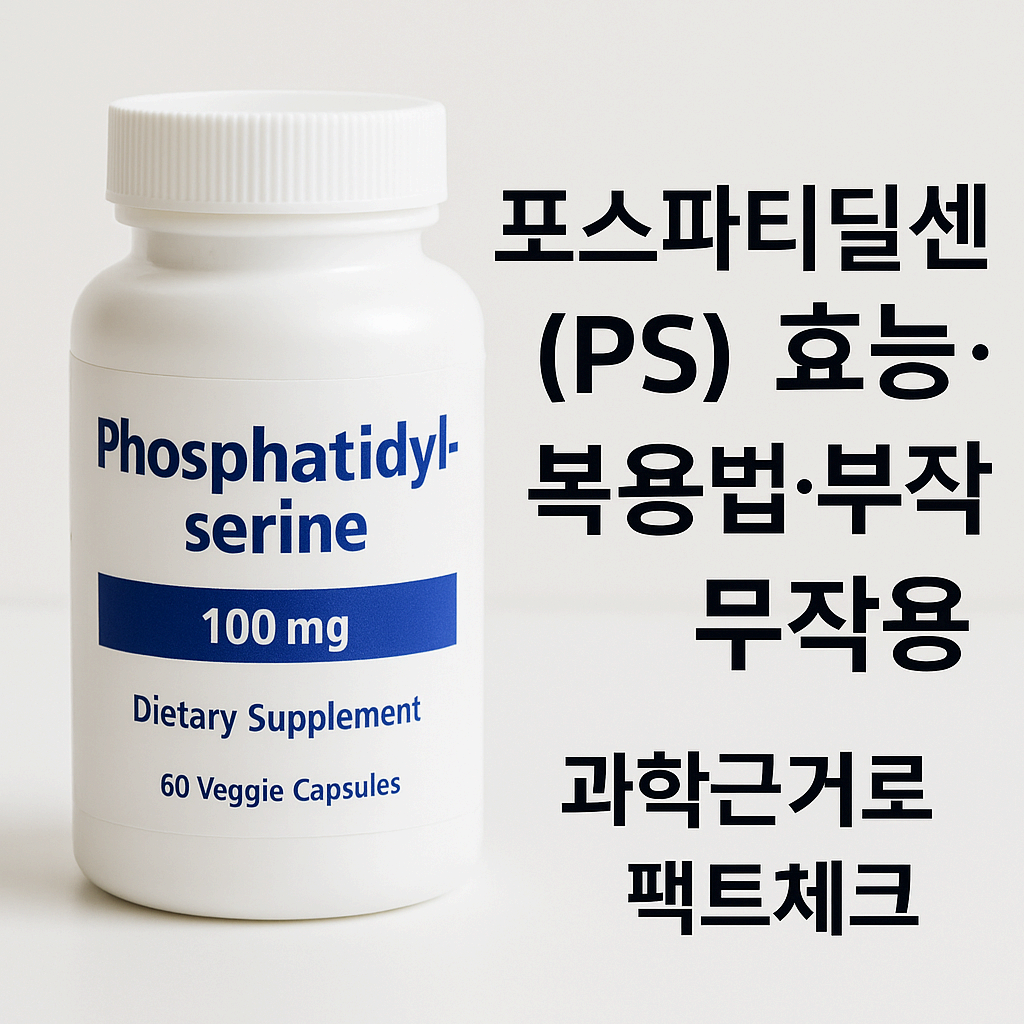 포스파티딜세린(PS) 효능·복용법·부작용, 과학근거로 팩트체크