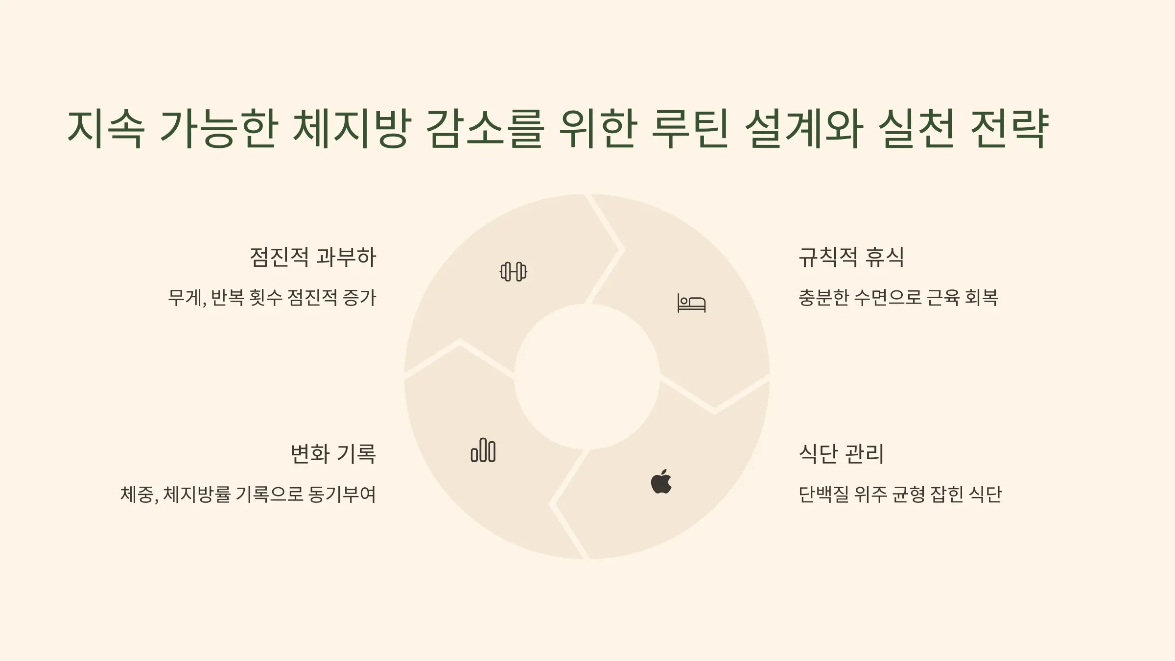 지속 가능한 체지방 감소를 위한 루틴 설계와 실천 전략