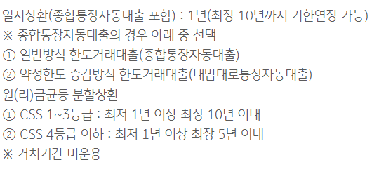 4대연금 신용대출