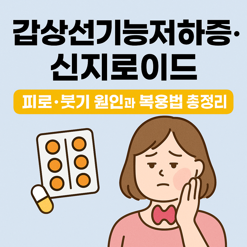 갑상선 기능 저하증과 관련한 신지로이드 정보