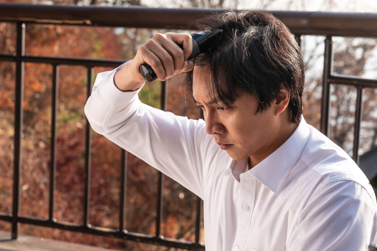 영화 대가족 이승기배우님 삭발 장면