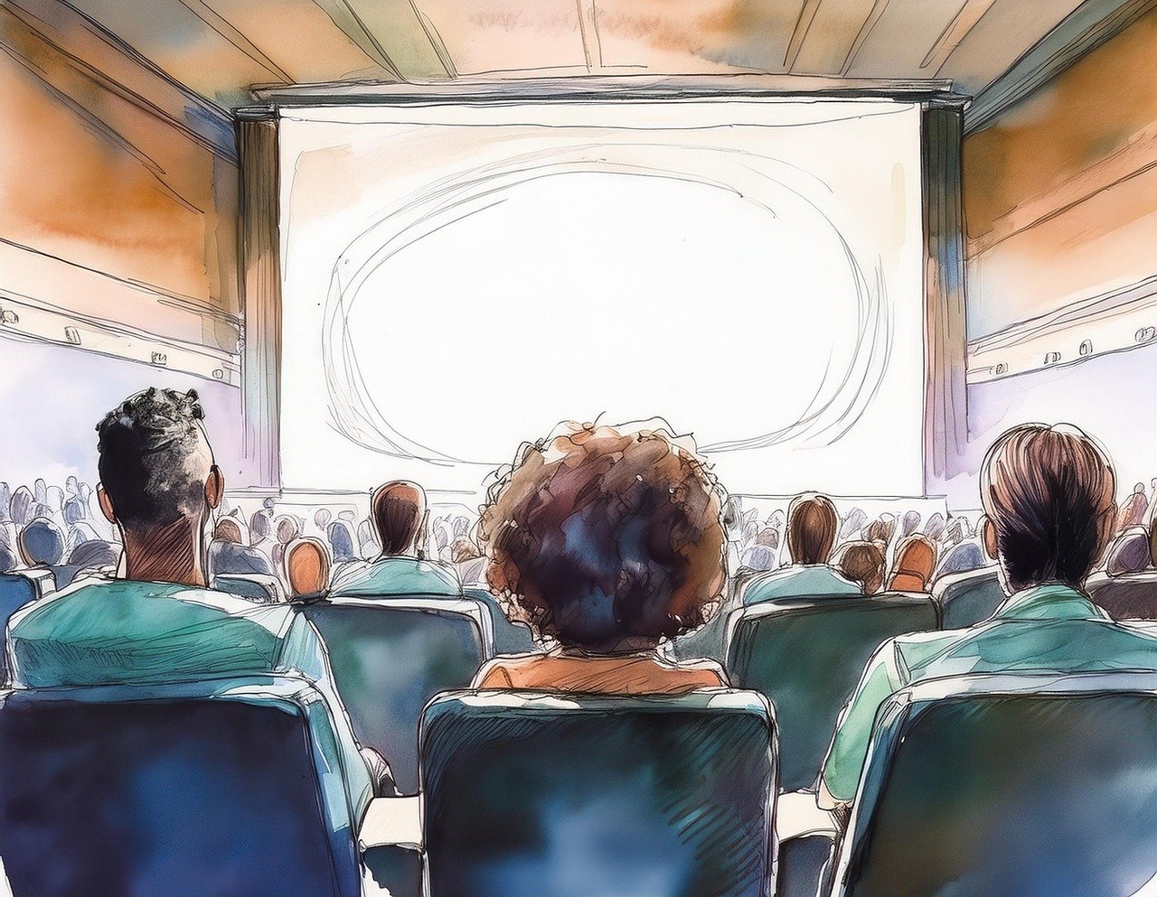 영화 보는 사람들