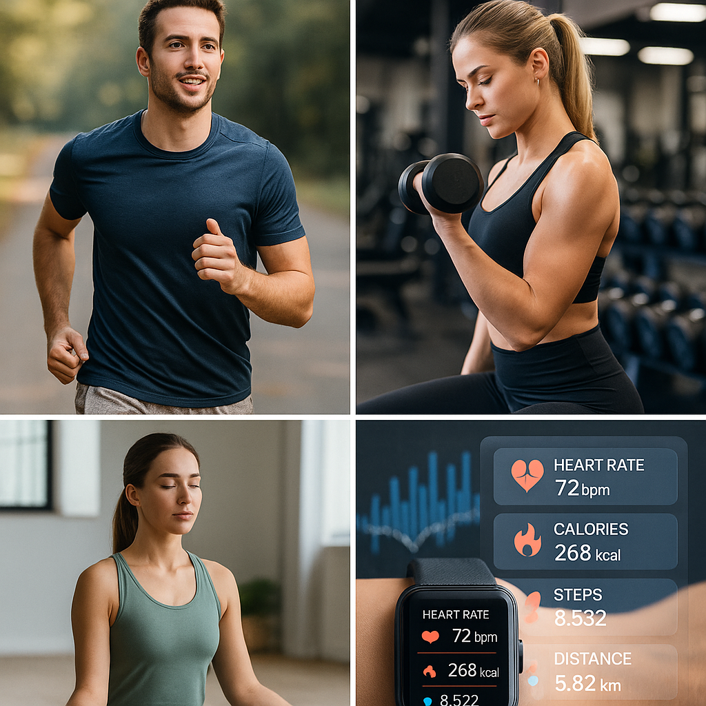 운동과 건강 증진 관련 사진