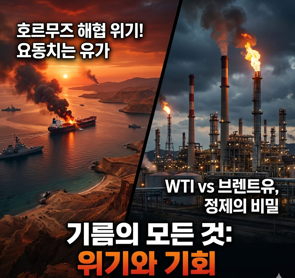 호르무즈 해협 위기! 요동치는 국제 유가, WTI와 브렌트유의 차이 &amp; 원유 정제의 비밀