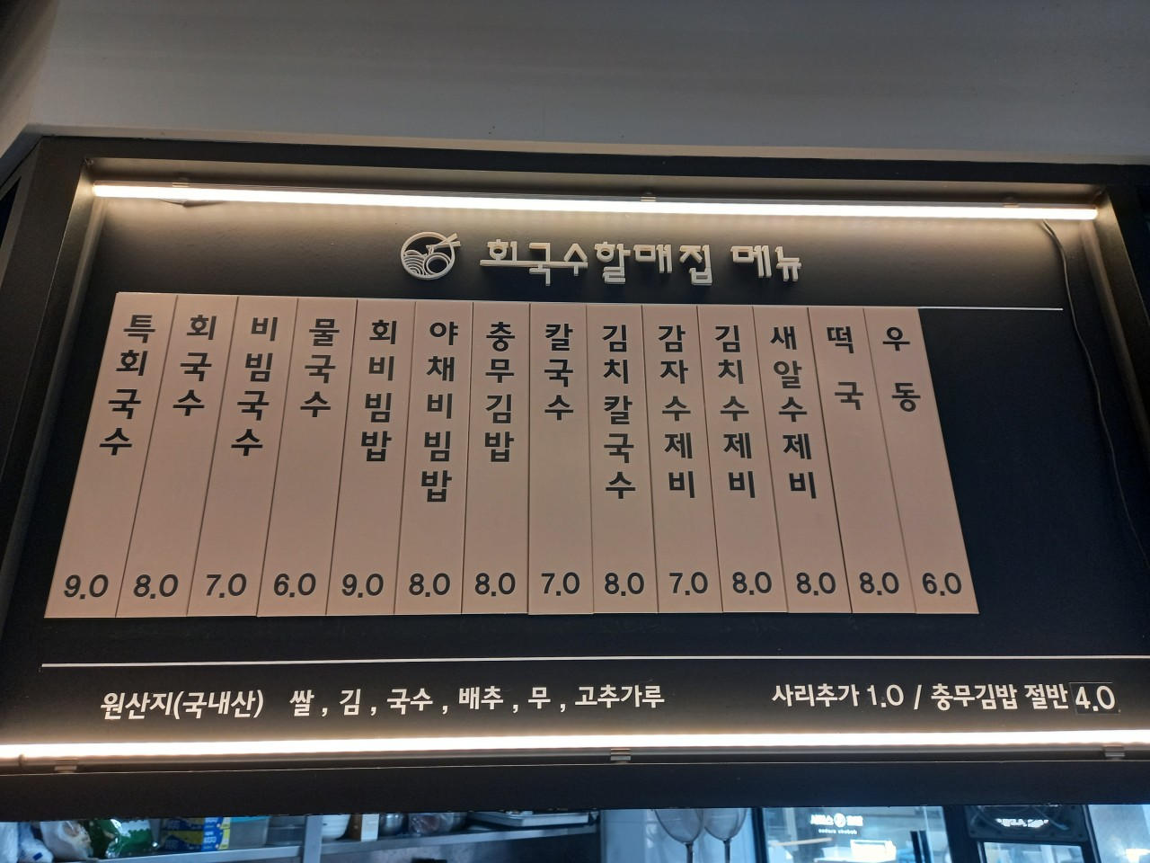 부산 서면 맛집 회국수할매집