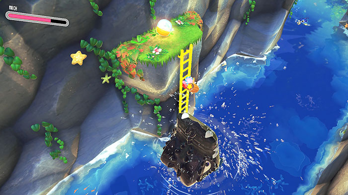 별의 커비 디스커버리 널찍널찍비치 공략