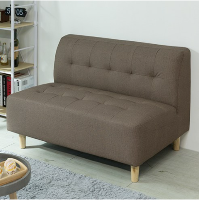 에보니아 코코 2인 소파의자 패브리룩 방수레더&#44; 초코